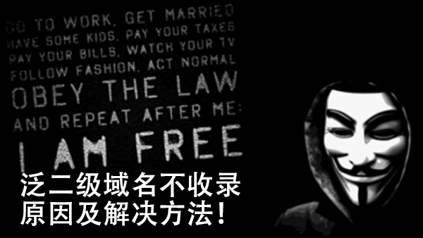 泛二级域名不收录的原因及解决方法！