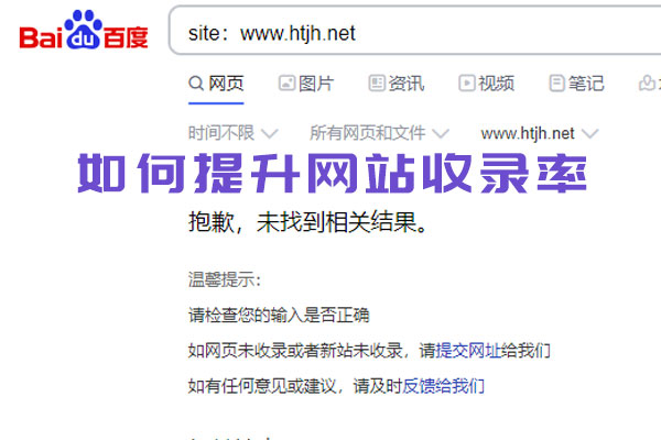 如何提升网站收录率