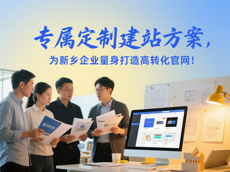 专属定制建站方案，为新乡企业量身打造高转化官网！