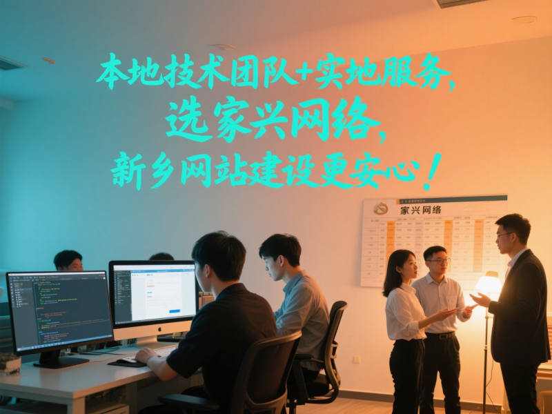 本地技术团队+实地服务，选家兴网络，新乡网站建设更安心！